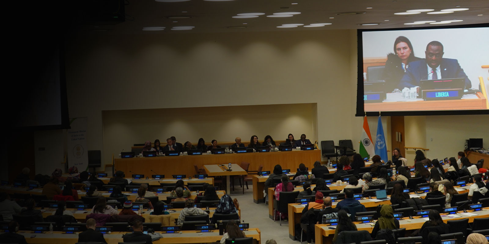 H.E. Sillah Addresses CSW70 Side Event